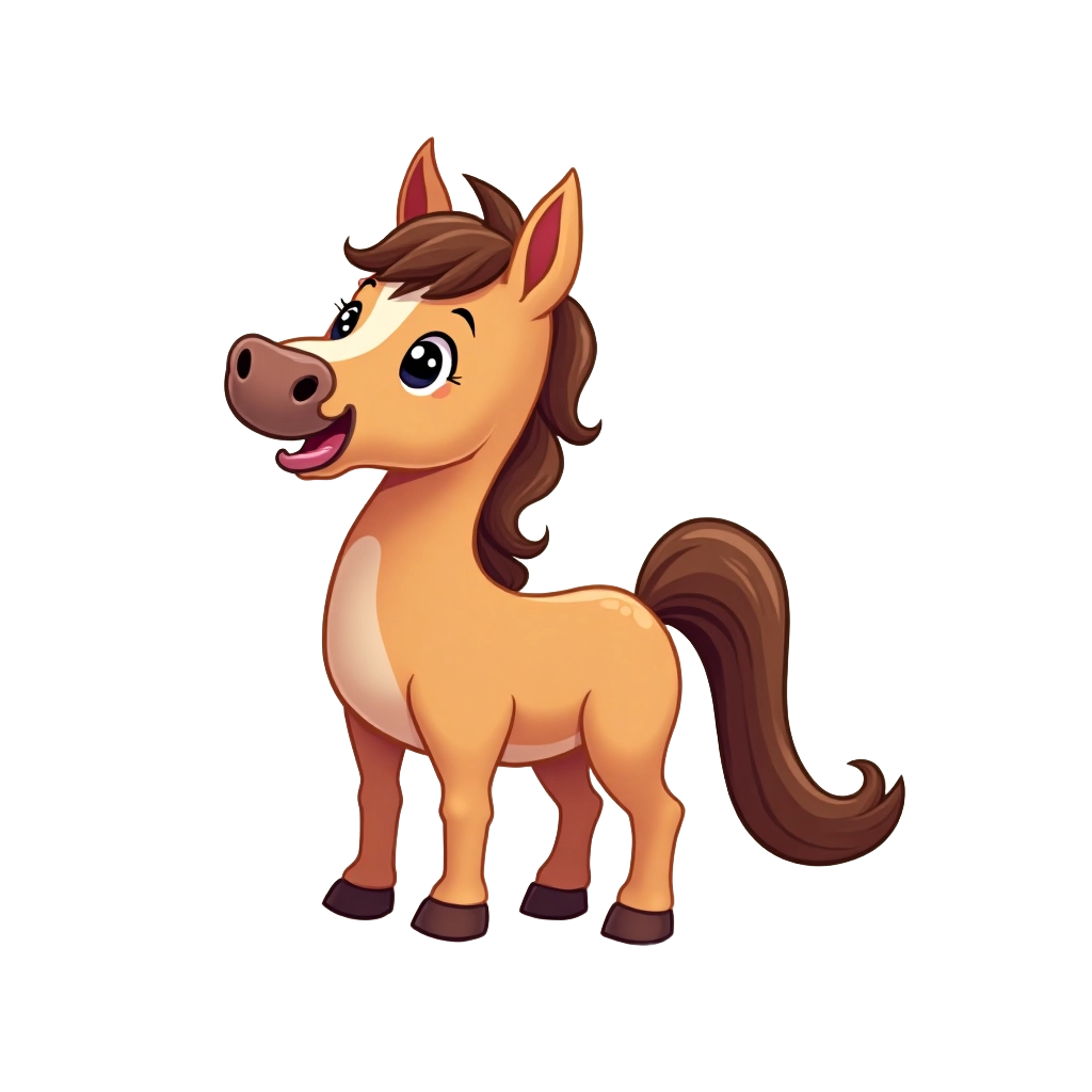 Cartoon Horse Illustration